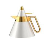 Garrafa Térmica Inox Nara Branco c/ Dourado 790ml Tuut