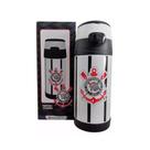 Garrafa Térmica Inox Top Handle Corinthians Oficial c/ Tampa Hermética e Alça 350ml - Zona Criativa