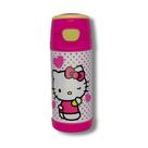 Garrafa Térmica Inox Top Handle Hello Kitty c/ Tampa Hermética e Alça 350ml - Zona Criativa