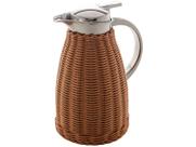Garrafa Térmica Inox Wolff Gourmet 1,5L Rattan Marrom Garrafa Térmica Inox Wolff Gourmet 1,5L Rattan Marrom