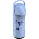 Garrafa Térmica Invicta Com Alça Glt Pressão 1l Flores Azul Garrafa Térmica Invicta Com Alça Glt Pressão 1l Flores Azul