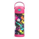 Garrafa Térmica Isolada a Vácuo Thermos Funtainer 473ml - Estampa Graffiti Girl