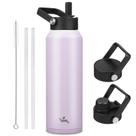 Garrafa Térmica Konokyo 1,2 L em Aço Inoxidável com 3 Tampas