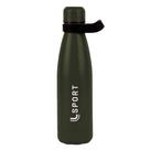 Garrafa Térmica Lupo Lsport 500ml Inox C/alça Cor Preto