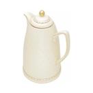 Garrafa Térmica Luxo De Porcelana Renda Creme 900 Ml Wolff