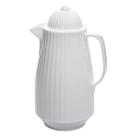 Garrafa Térmica Lyor Branca 400ml Design Clássico Café Chá Mini Bambu Garrafa Térmica Lyor Branca 400ml Design Clássico Café Chá Mini Bambu