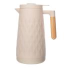 Garrafa Térmica Lyor New Diamond de Plástico Branca 1L
