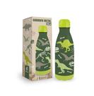 Garrafa termica metal neo 350ml infatil menino - dinossauro - Brasfoot Presentes