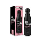 Garrafa termica metal neo 500ml frases - sou edicao limitada - Brasfoot Presentes