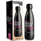 Garrafa Termica Metal Neo Inox 500ml Água Gelada Felicidade Brasfood - BRASFOOT
