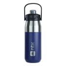 Garrafa térmica nautika isomax 750ml inox duplo azul alça