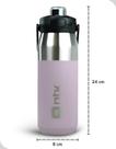 Garrafa Térmica Nautika NTK Isomax 750 ml Roxo Aço Inox Bike Trilha Camping