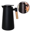Garrafa Térmica Nórdica 1 Litro Café Chá Cabo De Madeira