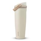 Garrafa térmica Owala FreeSip Sway de aço inoxidável 1,2 L bronzeada