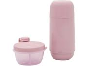 Garrafa Térmica para Bebê 250ml Sanremo Termic - Animaizinhos com Pote Dosador de Leite em Pó