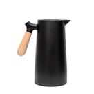 Garrafa Térmica Para Café Chá Água 1 Litro Cabo de Madeira