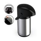 Garrafa Térmica Para Café Verona 0,6 Litros Aço Inox Unitermi Chá Leite Água Quente Fria Qualidade Premium Terere