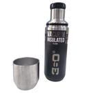 Garrafa Térmica Parede Dupla com Copo 750ml 360 Sea To Summit Preto Garrafa Térmica Parede Dupla com Copo 750ml 360 Sea To Summit Preto