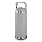 Garrafa Térmica Parede Dupla em Aço Inox Cinza 900ml com Alça Garrafa Térmica Parede Dupla em Aço Inox Cinza 900ml com Alça