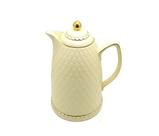 Garrafa térmica porcelana renda creme - 900ml