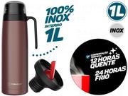 Garrafa Termica R-evolution Rolha Dupla Ação 1l Bronze