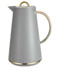 Garrafa Térmica Samira 1 Litro Tuut Café Chá Quente Conservação Longa Mesa Posta Cozinha Elegante Gatilho Prático Original -