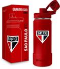 Garrafa Térmica São Paulo Premium Torcedor Tricolor Oficial - Brasfoot