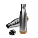 Garrafa Térmica Squeeze 560ml De Aço Inox C/ Base Cortiça