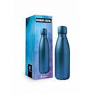 Garrafa Térmica Squeeze Metal 350ML Azul Brasfoot 10621