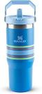 Garrafa Térmica Stanley Original Lançamento Tumbler Azul Listrada 887ml