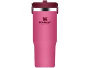 Garrafa Térmica Stanley Tumbler Flip Straw - Azalea 887ml