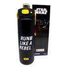 Garrafa Térmica Star Wars 700ml Excalibur Click Aço Inox Original Anti-Vazamento