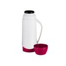 Garrafa Térmica Suprema Branco com Rosa 1 Litro - Aladdin Garrafa Térmica Suprema Branco com Rosa 1 Litro - Aladdin
