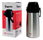 Garrafa Térmica Therm 1,9 Litros Inquebrável Inox Cor Prateado