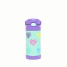 Garrafa termica thermos funtainer f410 coracoes coloridos 355ml