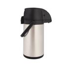Garrafa Térmica Total Inox Airport Com Alavanca 2,5 Litros Garrafa Térmica Total Inox Airport Com Alavanca 2,5 Litros