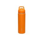 Garrafa Térmica Tramontina 650 Ml Em Aço Revestido Laranja Com Canudo Tramontina