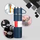Garrafa Térmica Vacuum 500ml Com 3 Xícaras Café Garrafa Térmica Vacuum 500ml Com 3 Xícaras Café