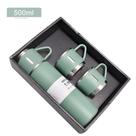 Garrafa Térmica Vacuum 500ml Kit Com 3 Xícaras