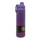 Garrafa Termica Violeta Aco Inox 800ML Parede Dupla Isolamento a Vacuo 12hrs