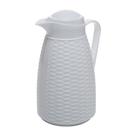 Garrafa Térmica Wolff New Rattan 400ml Branca Plástico