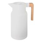 Garrafa Térmica Wood Fashion Branca Glass 1 Litro Termopro