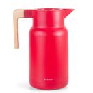 Garrafa Térmica Wood Fashion Vermelha 1L - TERMOPRO Garrafa Térmica Wood Fashion Vermelha 1L - TERMOPRO