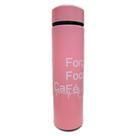 Garrafa Termometro Termica Inox Display Led A Vacuo Rosa