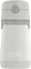 Garrafa Thermos Baby em aço inoxidável 300mL com cinza palha