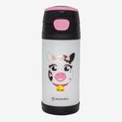 Garrafa top handle inf.350ml c/adesivo vaquinha