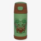 Garrafa top handle infantil 350ml baby yoda