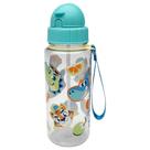 Garrafa Tritan Canudo Multibichos Azul Infantil Puket Garrafa Tritan Canudo Multibichos Azul Infantil Puket