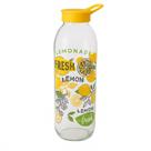 Garrafa Vidro P/ Água E Suco 1000ml Cor Amarelo