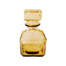 Garrafa Vidro Para Whisky Licor Amarelo Decoração Bar 450ml